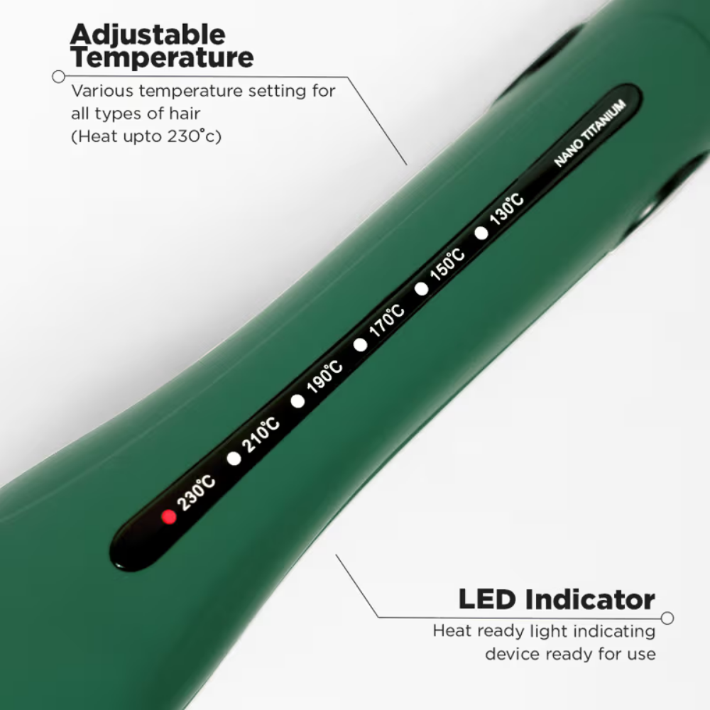 Ikonic Professional Pro Titanium Crimp - Emerald