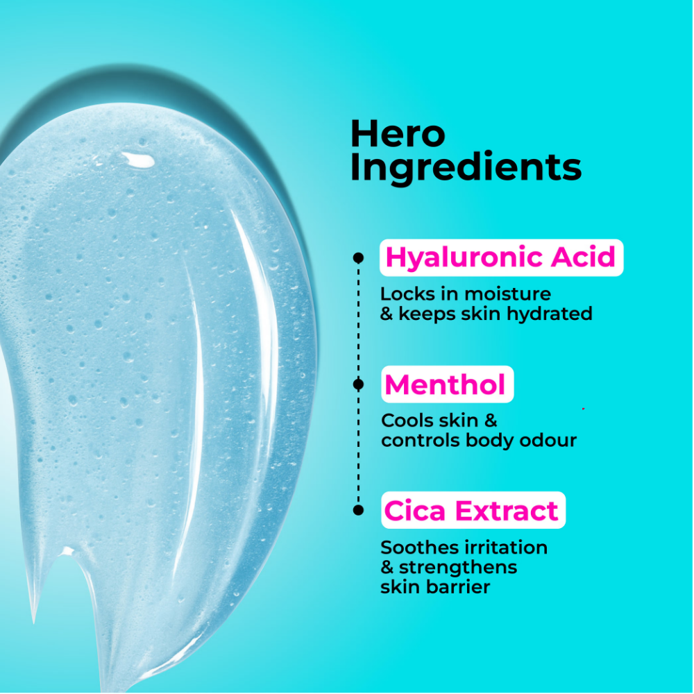 FoxTale Hula Hoop HydraLock Body Wash, 24-Hrs Long Hydration & Moisturization