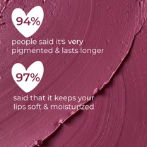 Insight Cosmetics 24 Hrs Non Transfer Matte Lipstick, Creamy Texture Matte Finish, Waterproof