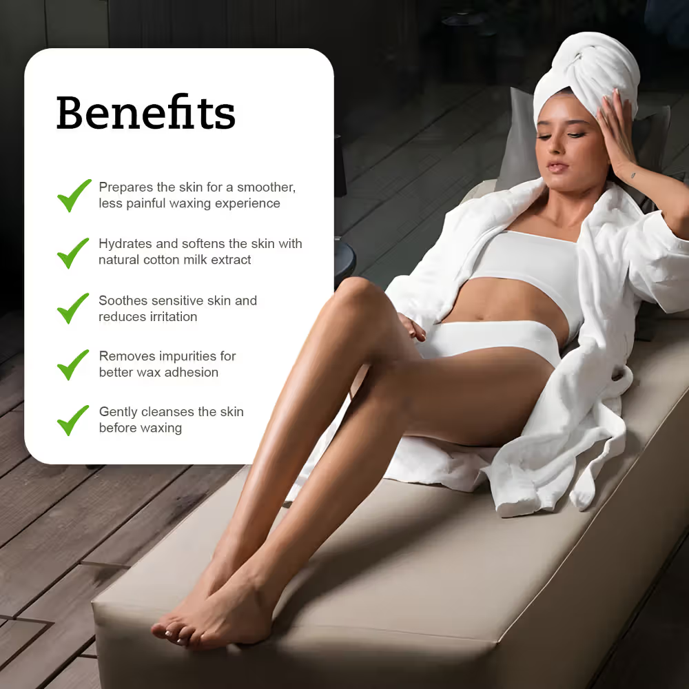 Rica Aloe Vera After Wax Lotion & Rica Cotton Milk Pre Waxing Gel