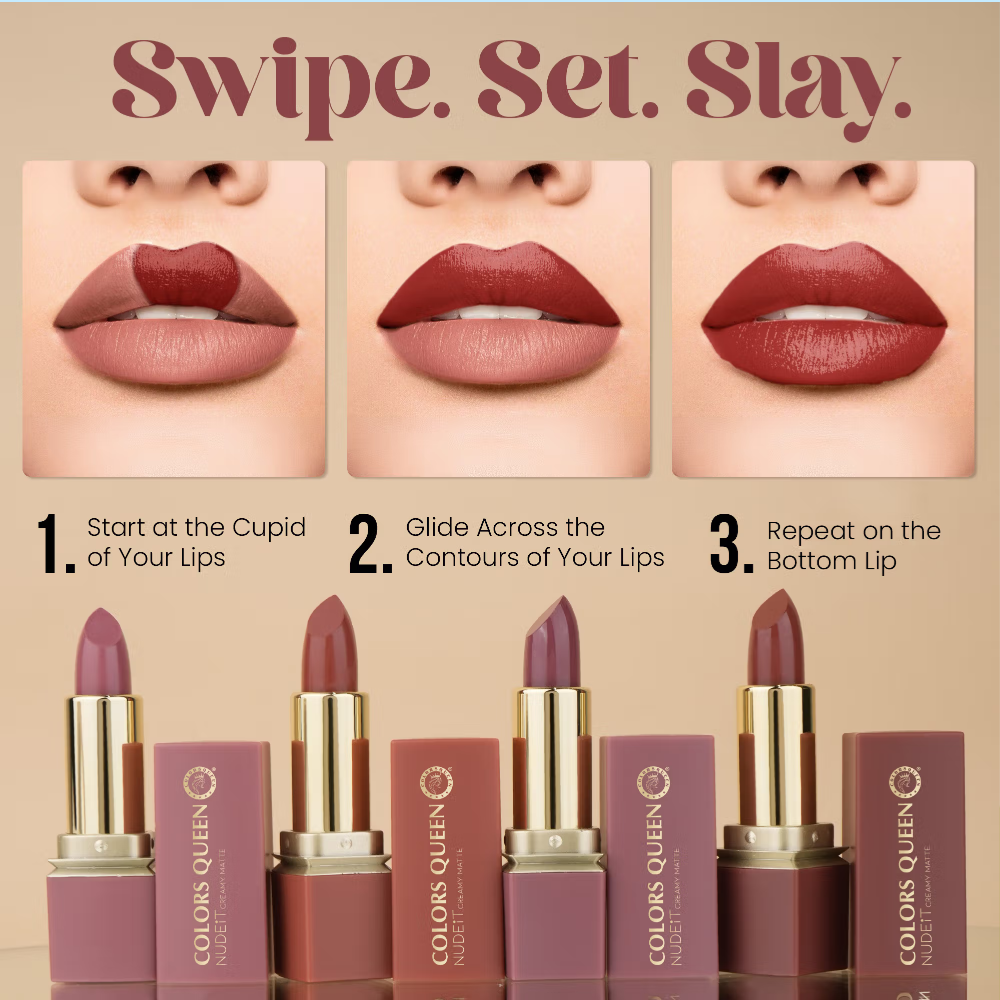 Colors Queen Nude It Creamy Matte Lipstick