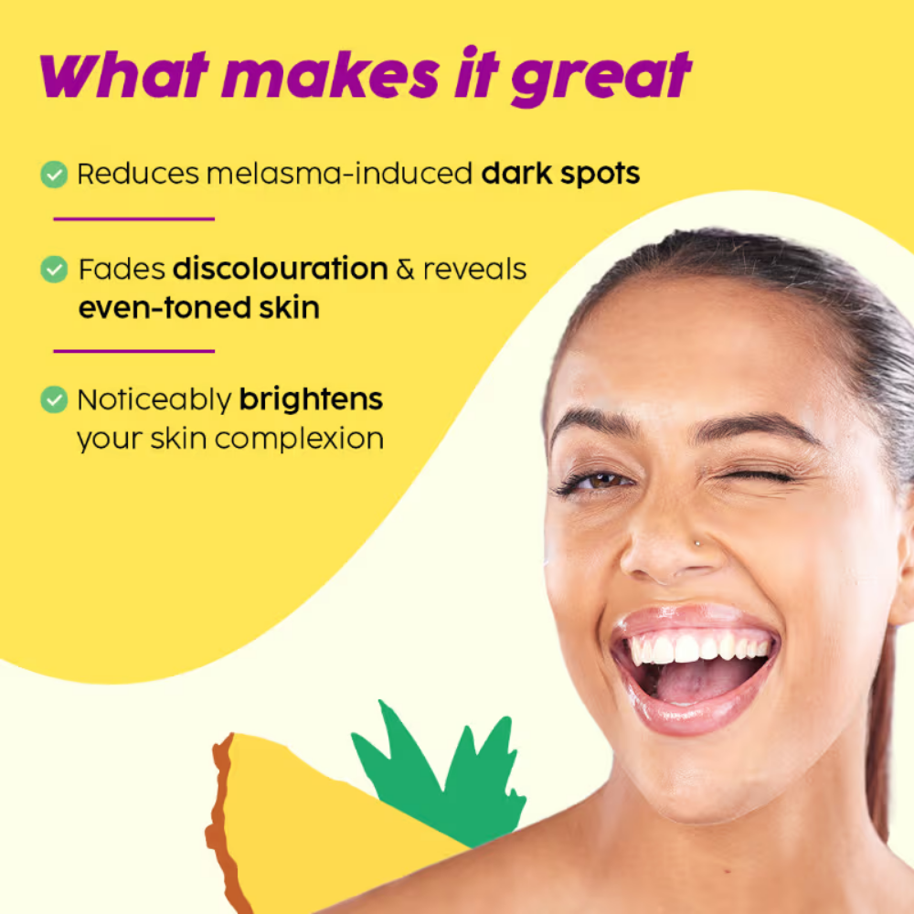 Plix 2% Alpha Arbutin Pineapple Serum for Pigmentation & Dark Spot Reduction