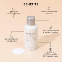 The Face Shop White Seed Brightening Lotion - Korean Moisturizer With Niacinamide for Even Skin Tone