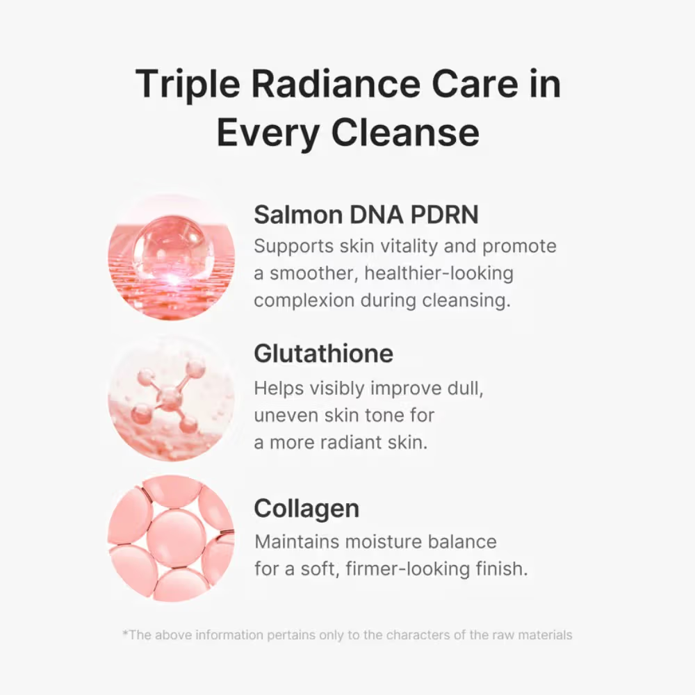 Medicube PDRN Pink Glutathione Capsule Cleansing Foam