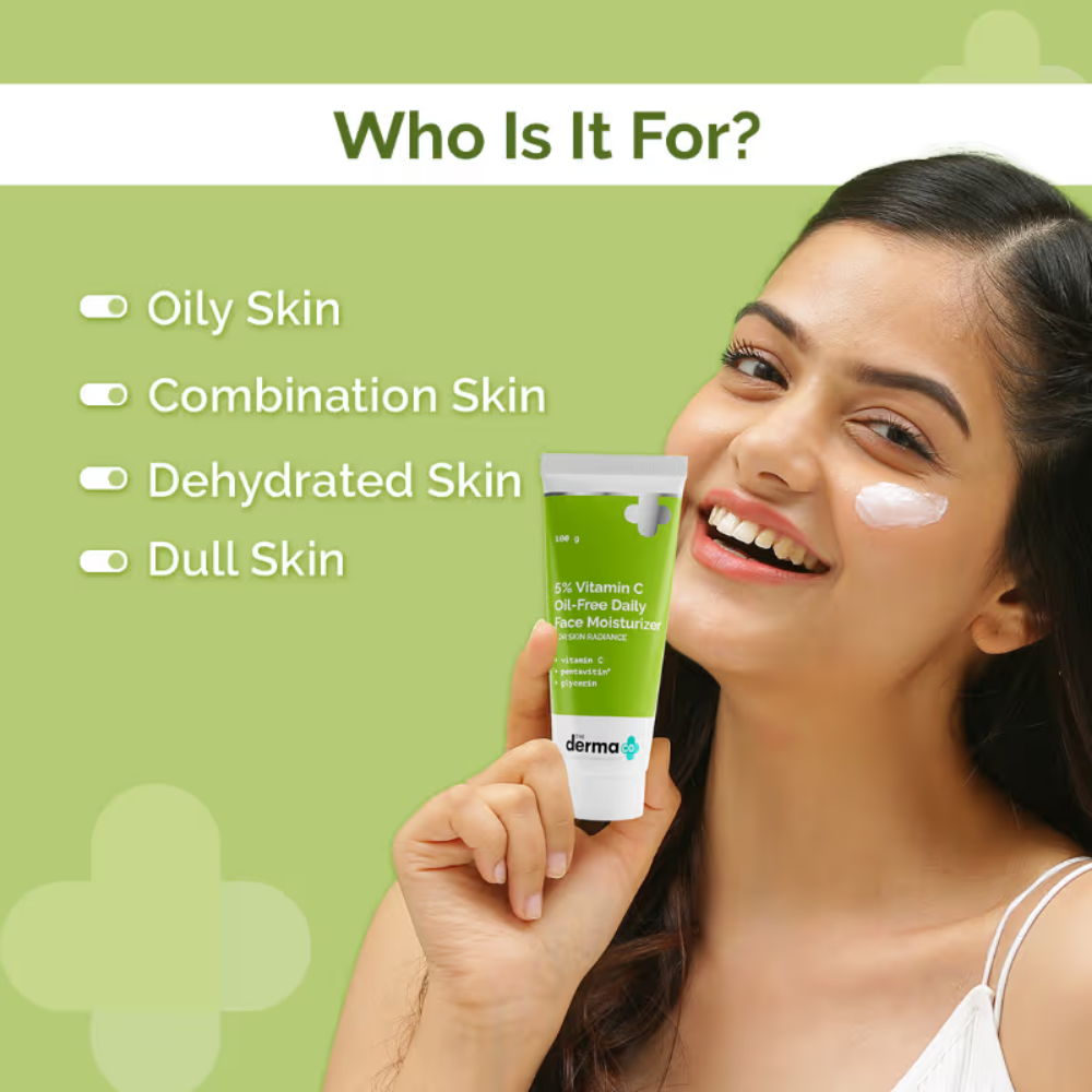 The Derma Co 5% Vitamin C Oil Free Daily Face Moisturizer