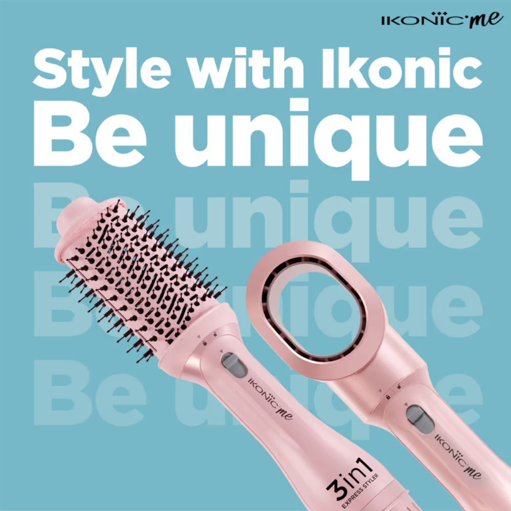 Ikonic Me 3 In 1 Express Styler - Pink