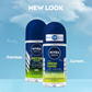NIVEA MEN Deodorant Roll On- Fresh Power- 72h Long lasting Freshness with Fresh Musk Scent