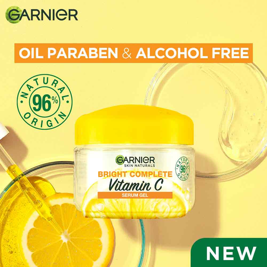 Garnier Bright Complete Serum Gel Moisturiser With Vitamin C For Instant Brighter Skin