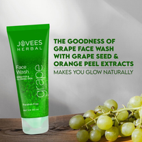 Jovees Herbal Grape Fairness Face Wash For Dull Skin Removes Dark Spots And Gives Healthy Looking Skin
