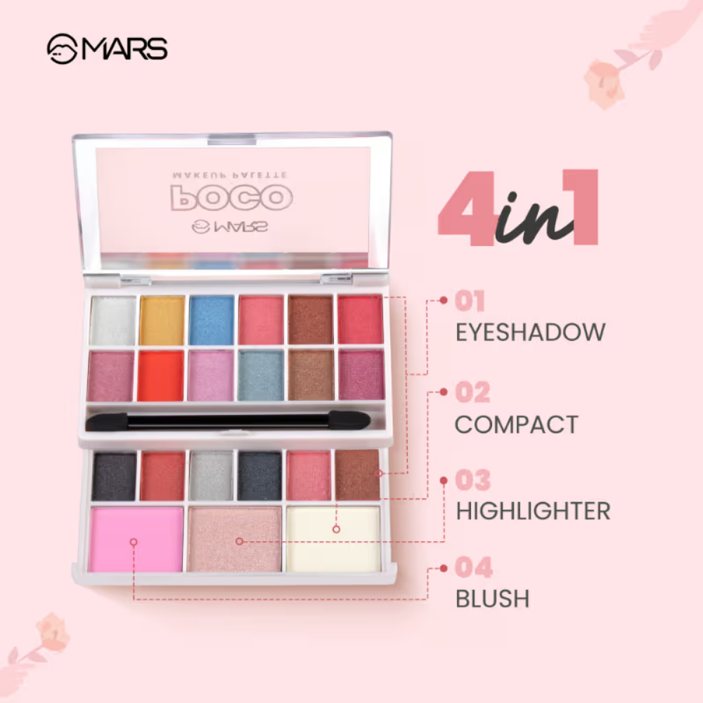 MARS Poco Face Makeup And Eyeshadow Palette