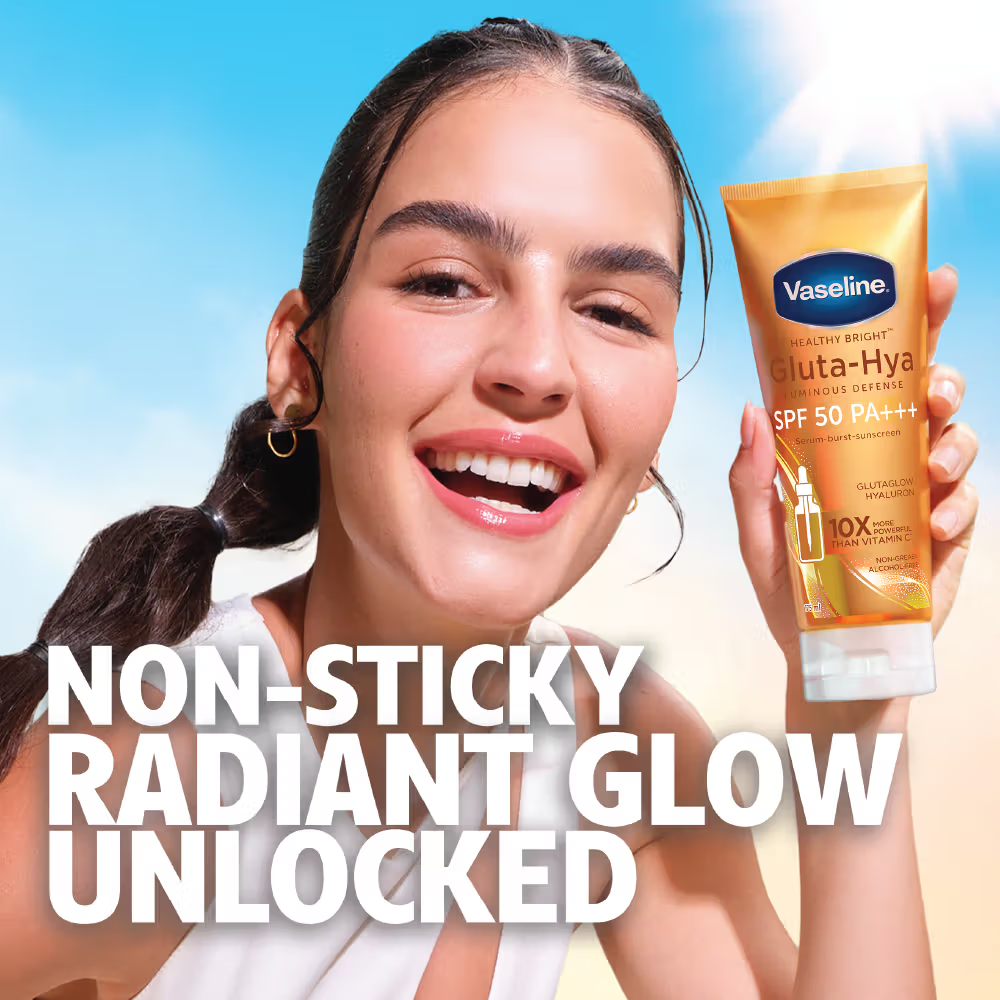 Vaseline Gluta Hya Antioxidant SPF 50 PA+++ Sunscreen