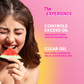 Dot & Key Watermelon Cooling Gel Face Wash, Vitamin C & Cucumber, Controls Excess Oil, Non-Drying