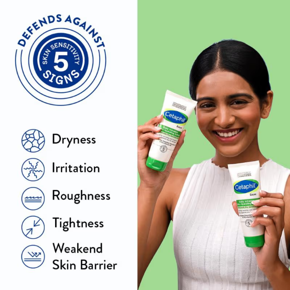 Cetaphil Dam Daily Advance Ultra Hydrating Lotion With Shea Butter & Niacinamide Sensitive Skin