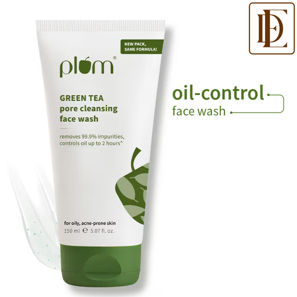 Plum Green Tea Pore Cleansing Gel Face Wash With Glycolic Acid - Fights Acne & Oil For Clear Skin