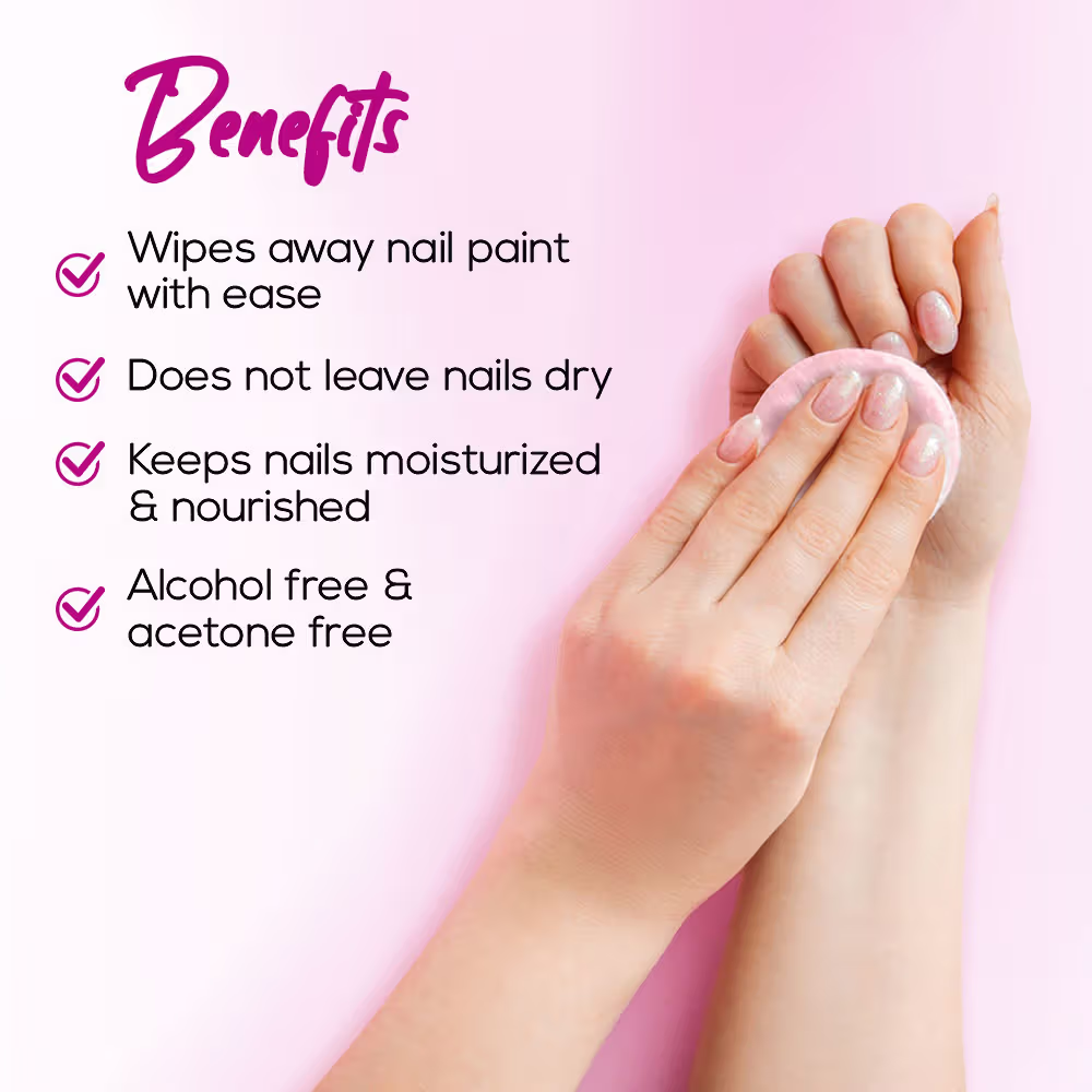 Renee Cosmetics Nail Paint Remover Wipes