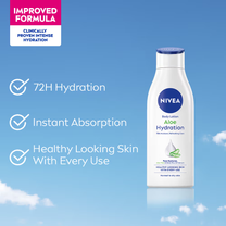 Nivea 100% Natural Aloevera Body lotion- 5 in 1 COMPLETE CARE for 48H Refreshing moisturization