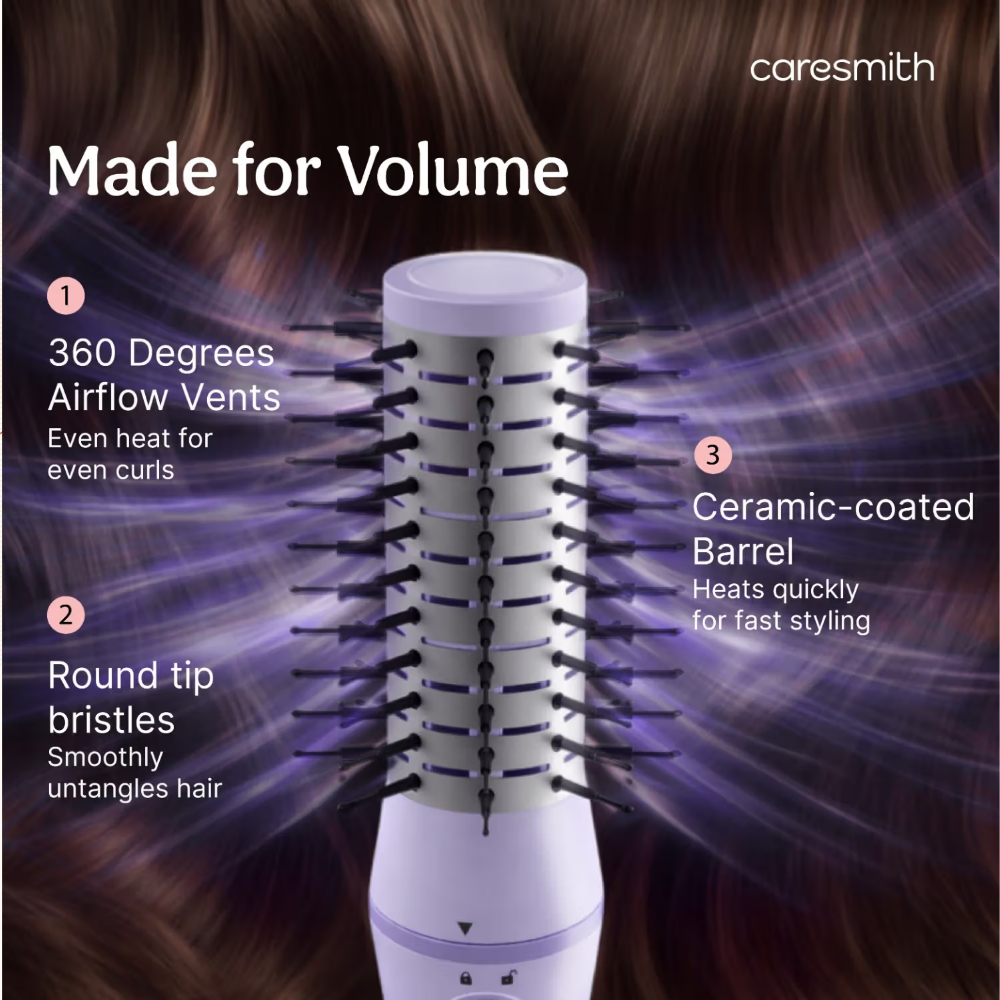 Caresmith Bloom 3-In-1 Hair Volumizer, Straightener And Dryer