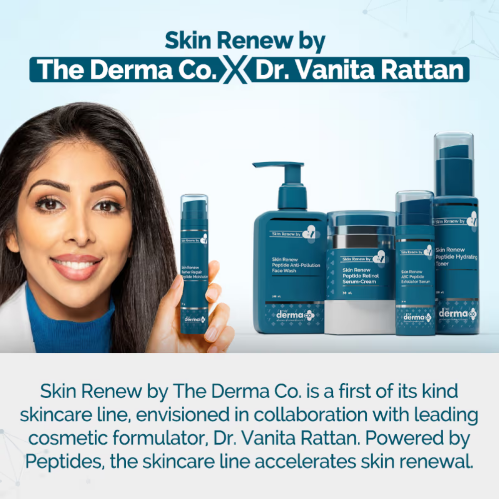 The Derma Co X Dr. V Skin Renew Barrier Repair Peptide Moisturizer