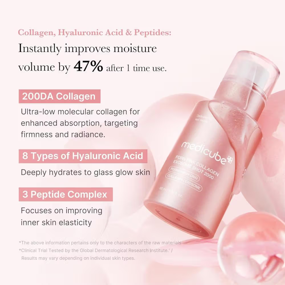 Medicube PDRN Pink Collagen Exosome Shot 2000 Serum