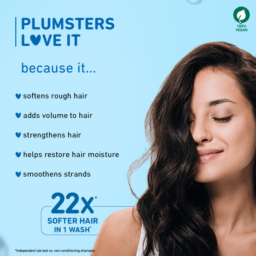 Plum Coconut Milk & Peptides Shampoo & Conditioner Combo For Strong & Shiny Hair