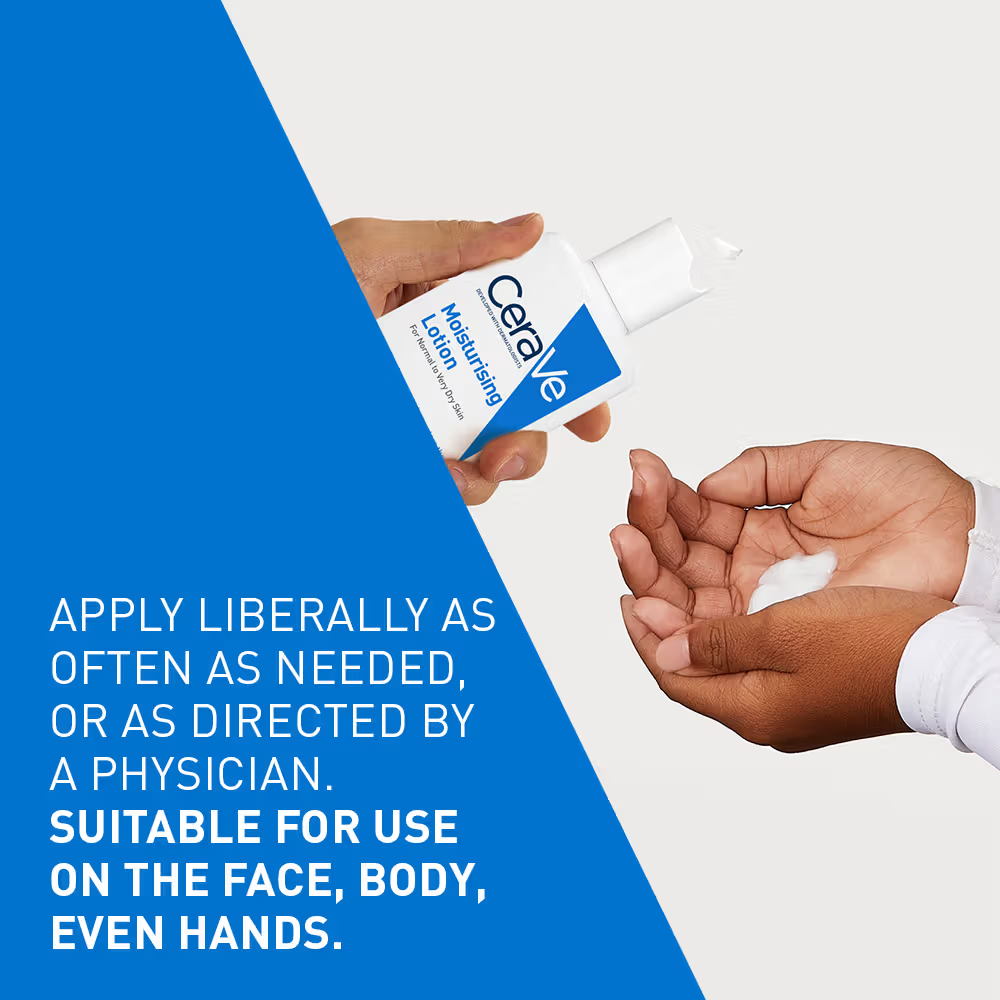 CeraVe Moisturizing Lotion for Normal to Dry Skin with Ceramides & Hyaluronic Acid