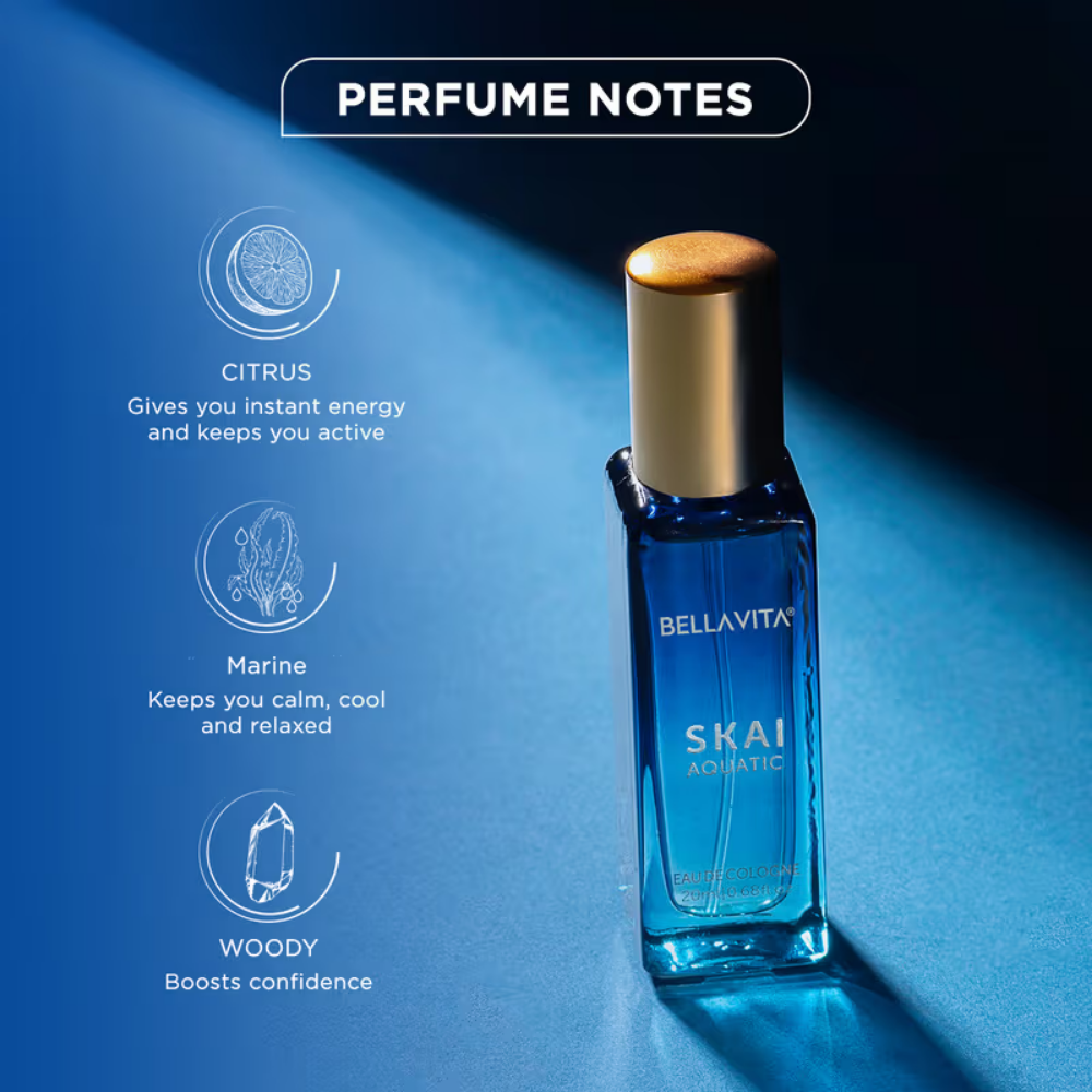 Bella Vita Skai Aquatic Unisex Eau De Cologne Perfume