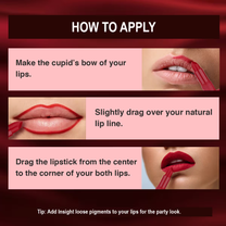 Insight Cosmetics Matte Lipstick, 1 Stroke Application, Long Lasting