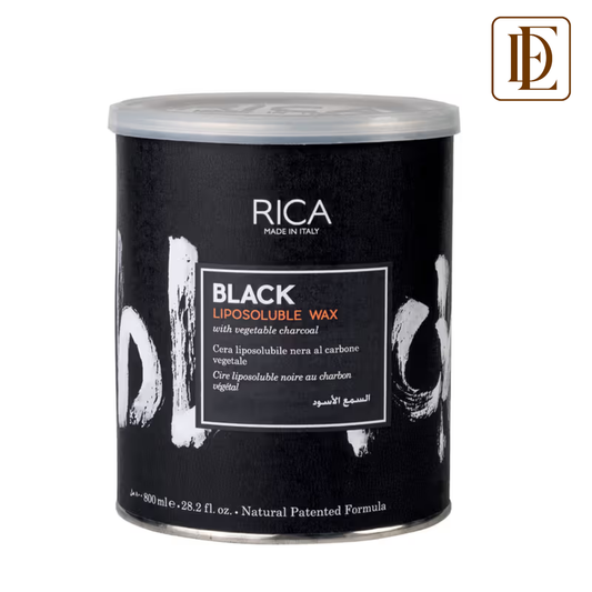 Rica Black Liposoluble Wax For All Skin Type With Glyceryl Rosinate & Natural Beeswax