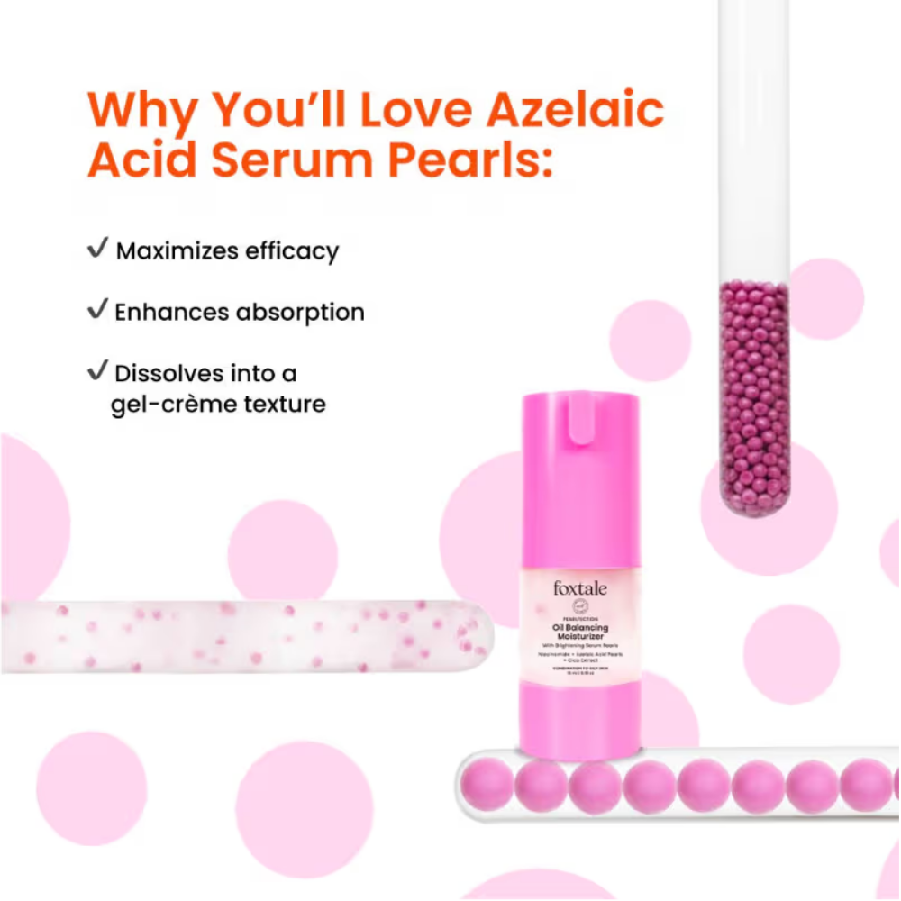 Foxtale Niacinamide & Cica Oil Balancing Moisturizer For Oily Skin, Lightweight & Non-Greasy