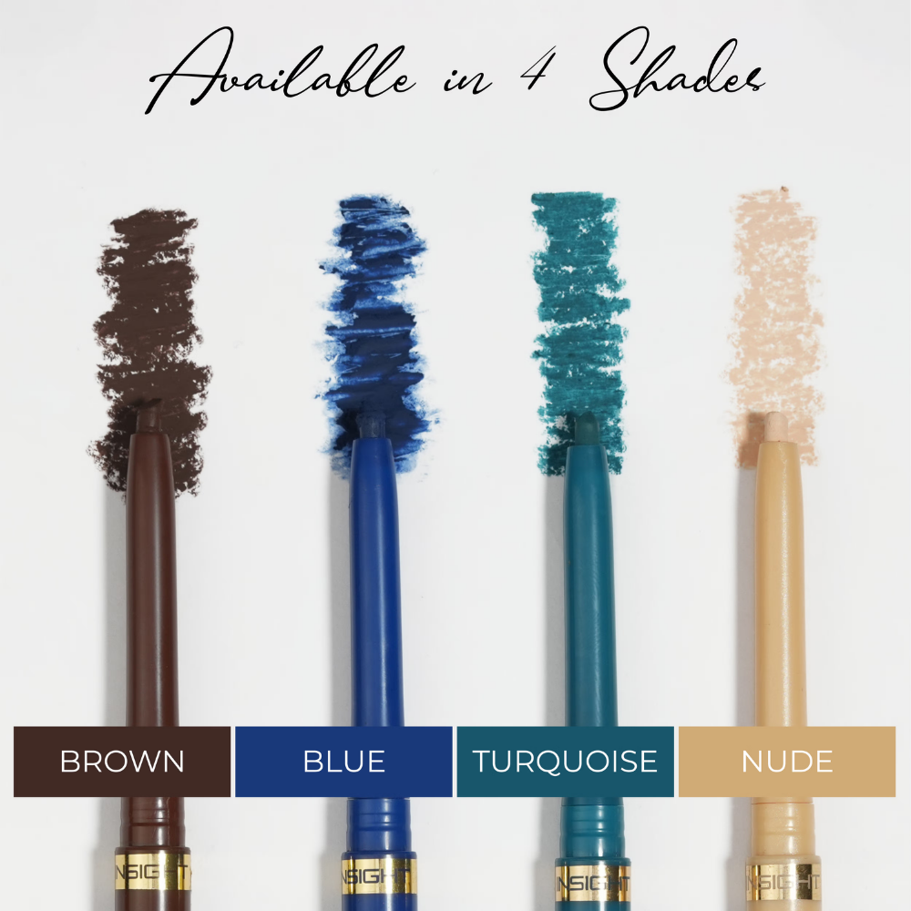 Insight Cosmetics 4x Intense Kohl Kajal, Water & Smudgeproof, Long Wear Kajal
