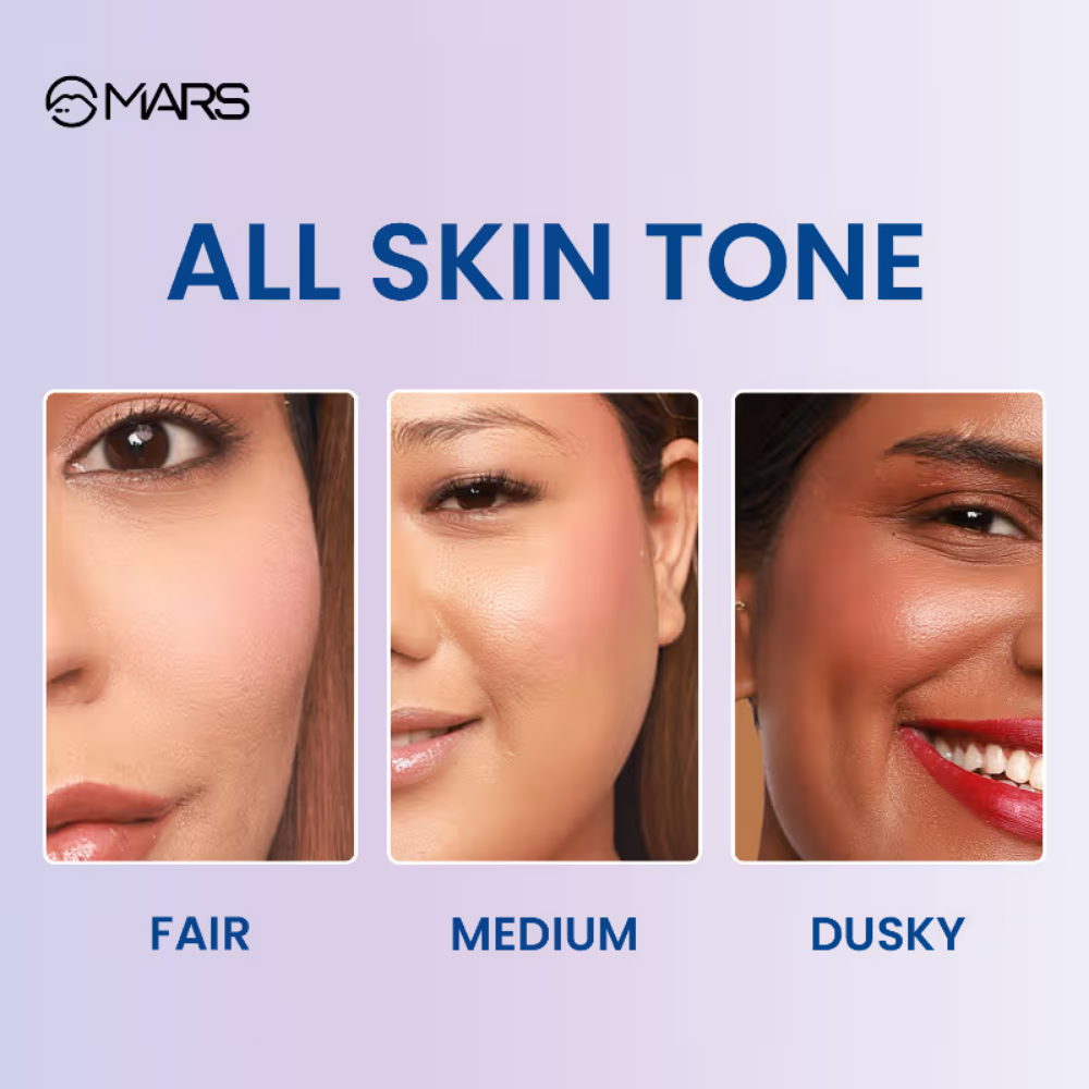 MARS Oil Blotter Gel Compact with Puff Applicator