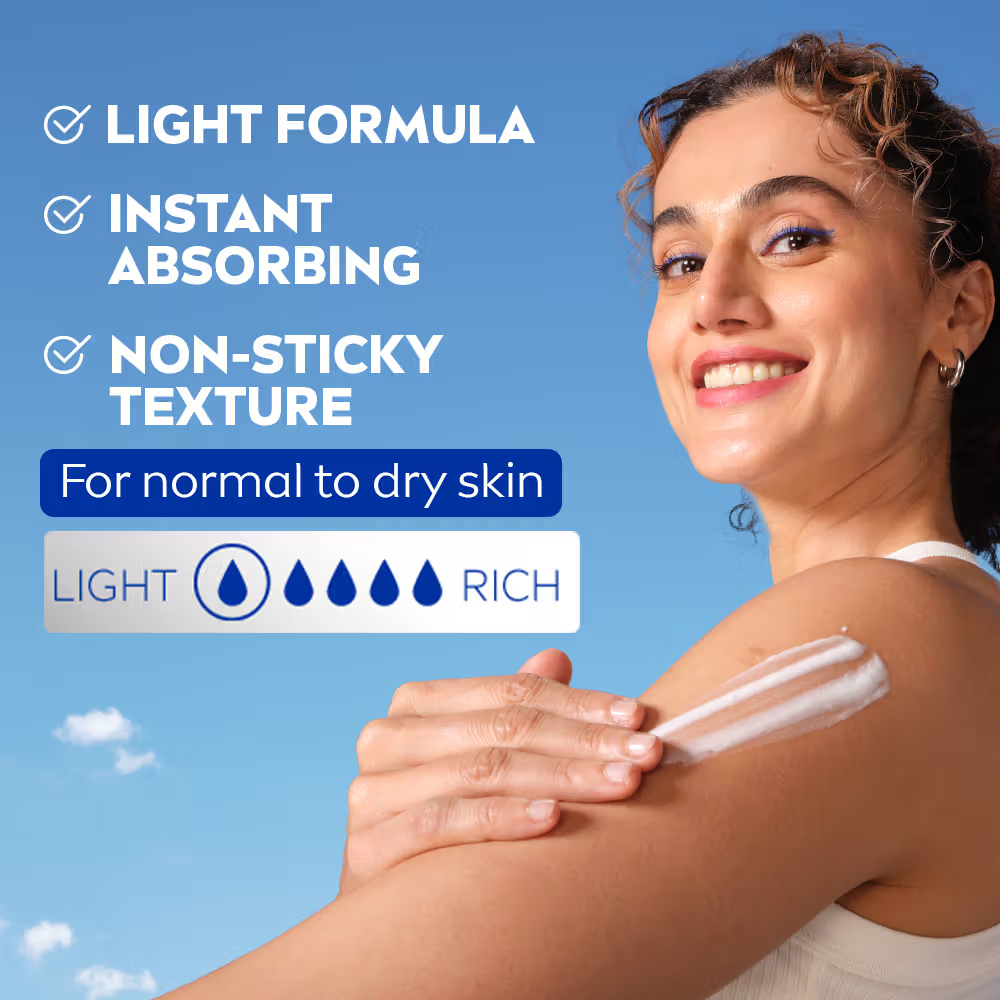 Nivea 100% Natural Aloevera Body lotion- 5 in 1 COMPLETE CARE for 48H Refreshing moisturization