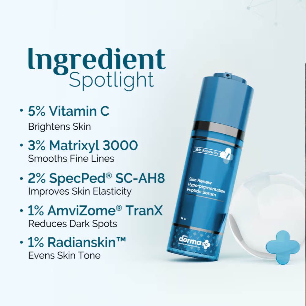 The Derma Co X Dr. V Skin Renew Hyperpigmentation Peptide Serum