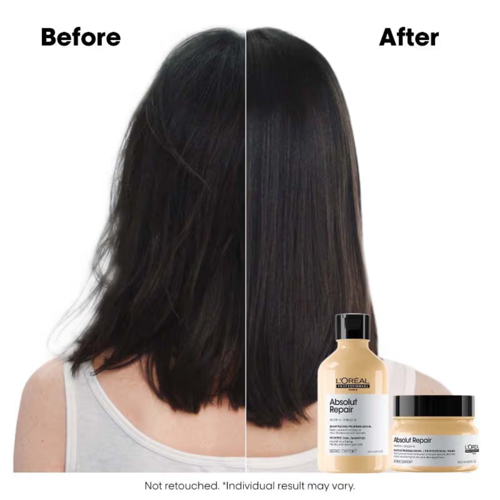 L'Oréal Professionnel Absolut Repair Shampoo & Hair Mask Combo, Serie Expert