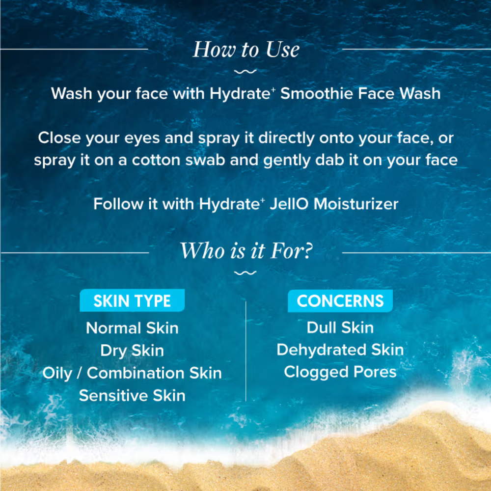 Aqualogica Hydrate+ Refresh Toning Mist with Coconut Water and Hyaluronic Acid