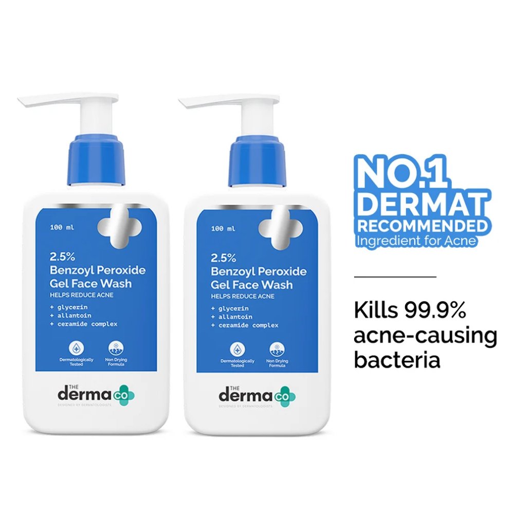 The Derma Co 2.5% Benzoyl Peroxide Gel Face Wash