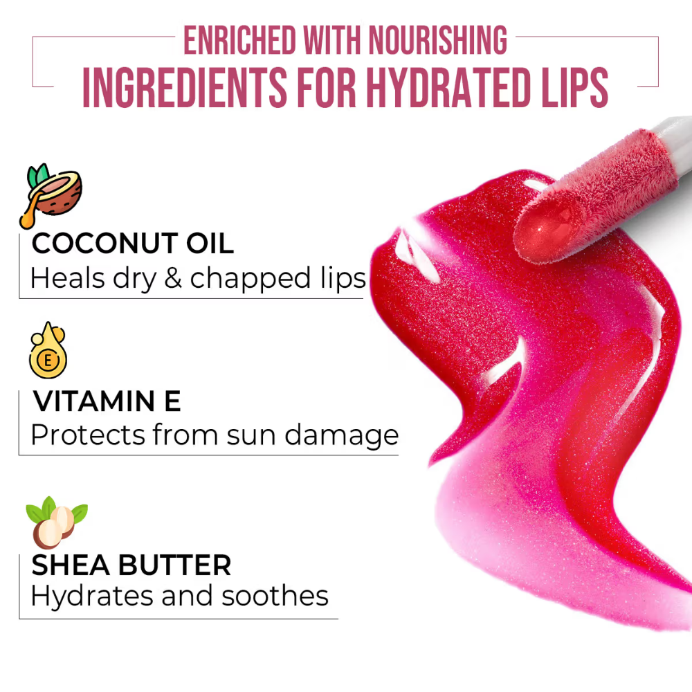 Insight Cosmetics Hydrating Gloss, Non Sticky, Ultra Shiny Lips