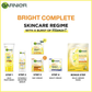 Garnier Bright Complete Brightening Duo Action Face Wash