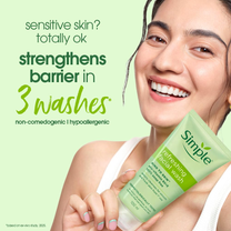 Simple Refreshing Facial Wash, 100% Soap-Free | Perfect for Sensitive Skin