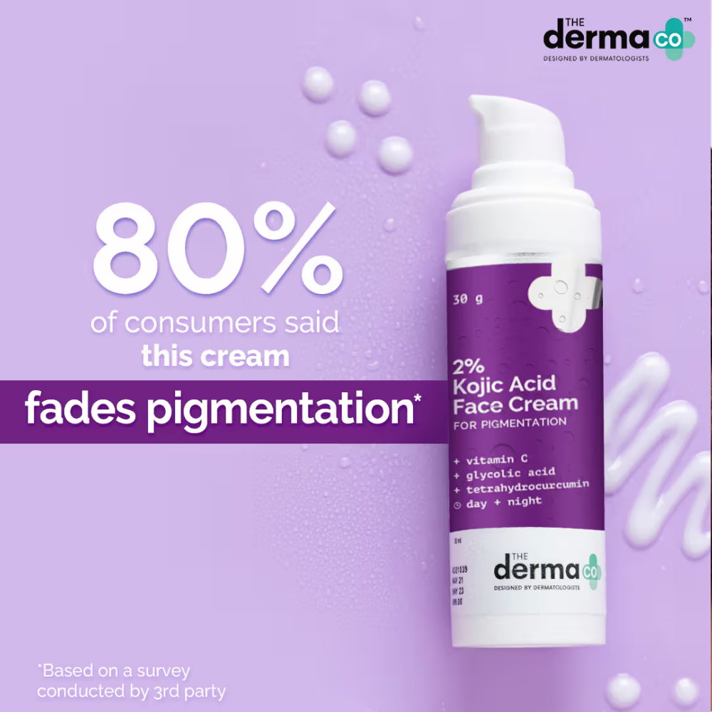 The Derma Co 2% Kojic Acid Face Cream For Pigmentation