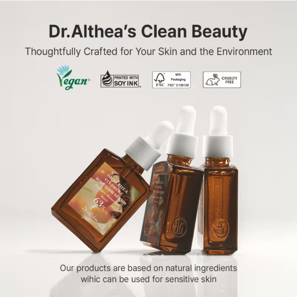Dr.Althea Vitamin C Boosting Serum with Sea Buckthorn: Antioxidant Brightening Serum for Dull Skin
