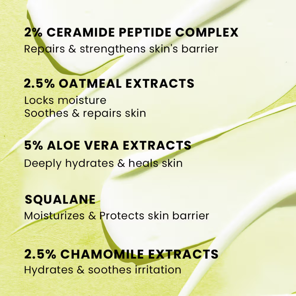 Hyphen 2% Ceramide-Peptide Complex Barrier Repair Moisturizer-Oily Skin Non-Comedogenic & Lightweight