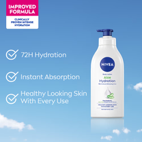 Nivea 100% Natural Aloevera Body lotion- 5 in 1 COMPLETE CARE for 48H Refreshing moisturization