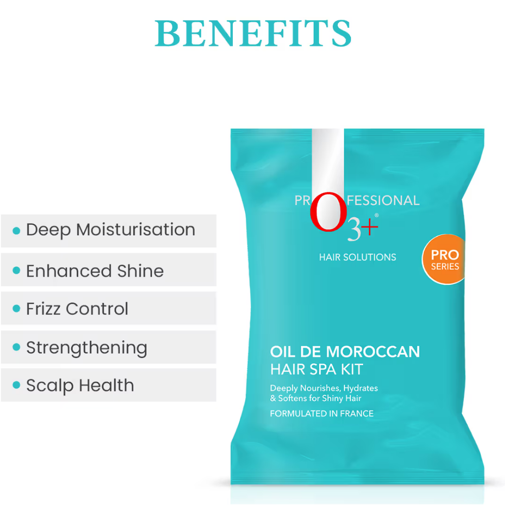 O3+ Oil De Moroccan Hair Spa Kit With Argan Oil Hair Mask