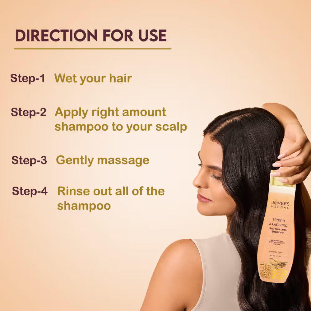 Jovees Henna & Ginseng Anti Hair Loss Shampoo