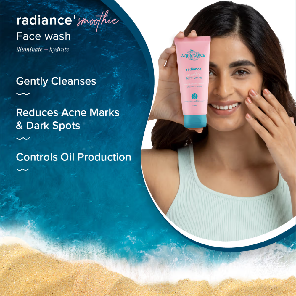 Aqualogica Radiance+ Smoothie Face Wash with Watermelon & Niacinamide