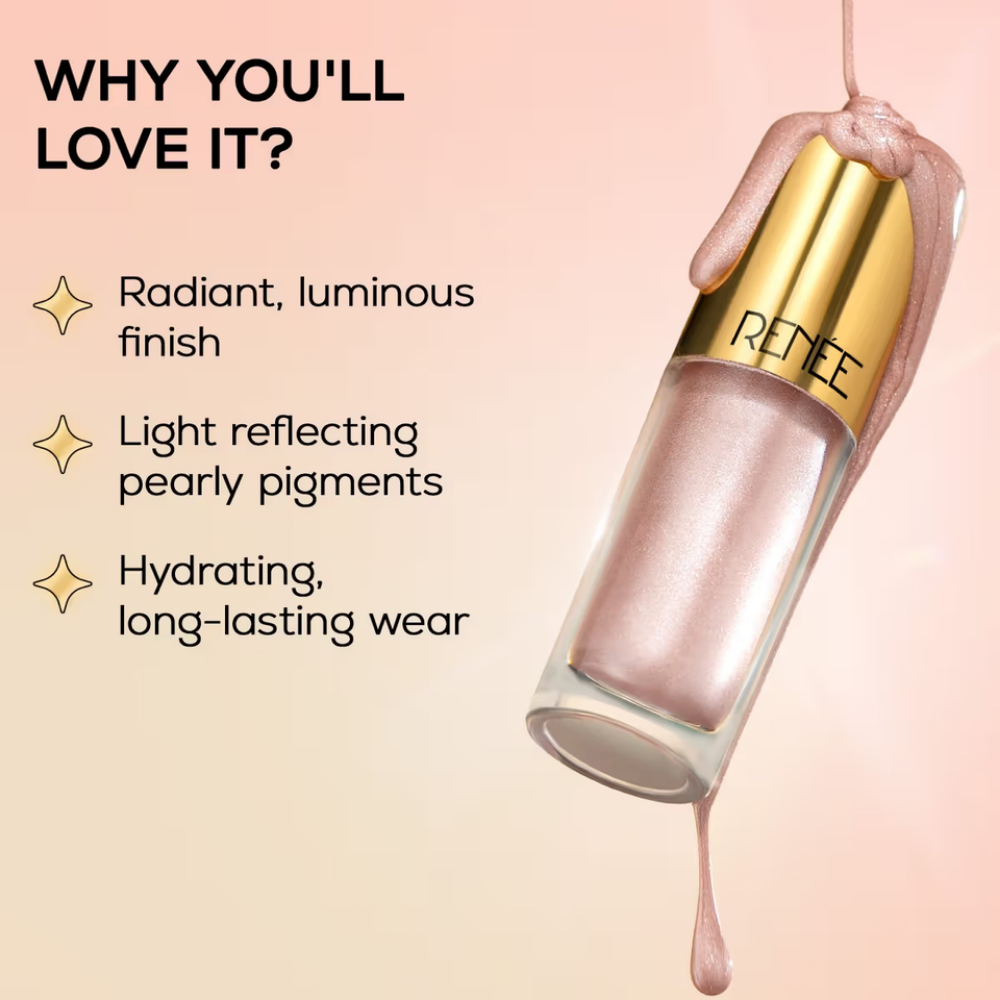 Renee Cosmetics You Are Glowing Liquid Highlighter Illuminating, Dewy Finish Jojoba Oil Infused