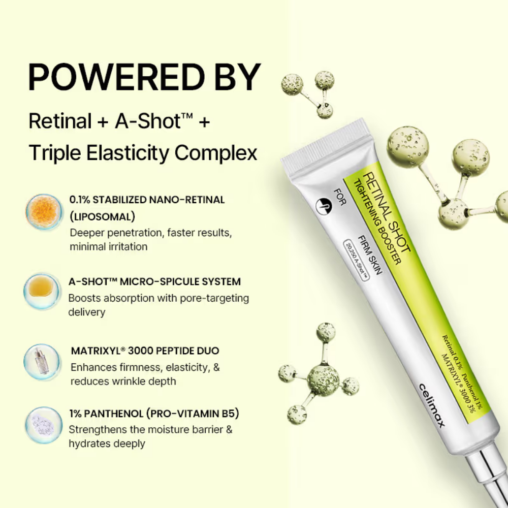 Celimax The Vita-A Retinal Shot Tightening Booster, For Anti-Aging, Dark Spots & Wrinkles