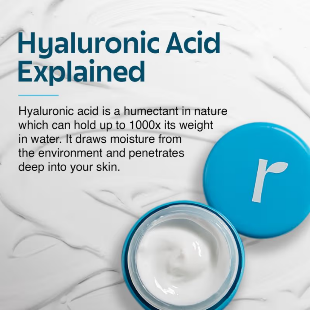 Rivona Naturals 2% Hyaluronic Acid Face Moisturizing Cream For Intense Hydration, All Skin Types
