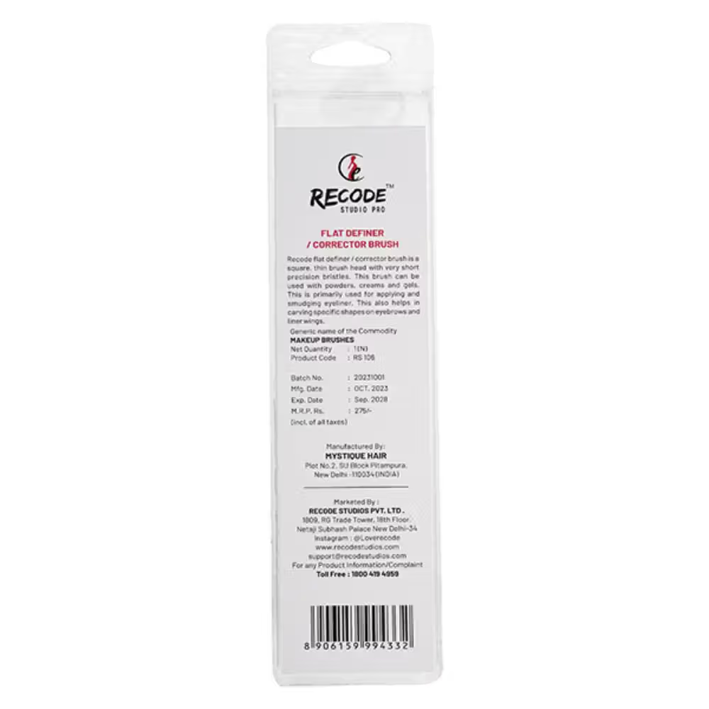 Recode Flat Definer & Corrector Brush - RS 106